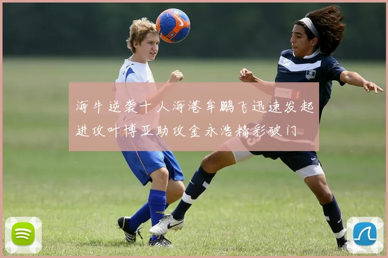 海牛逆袭十人海港牟鹏飞迅速发起进攻叶博亚助攻金永浩精彩破门